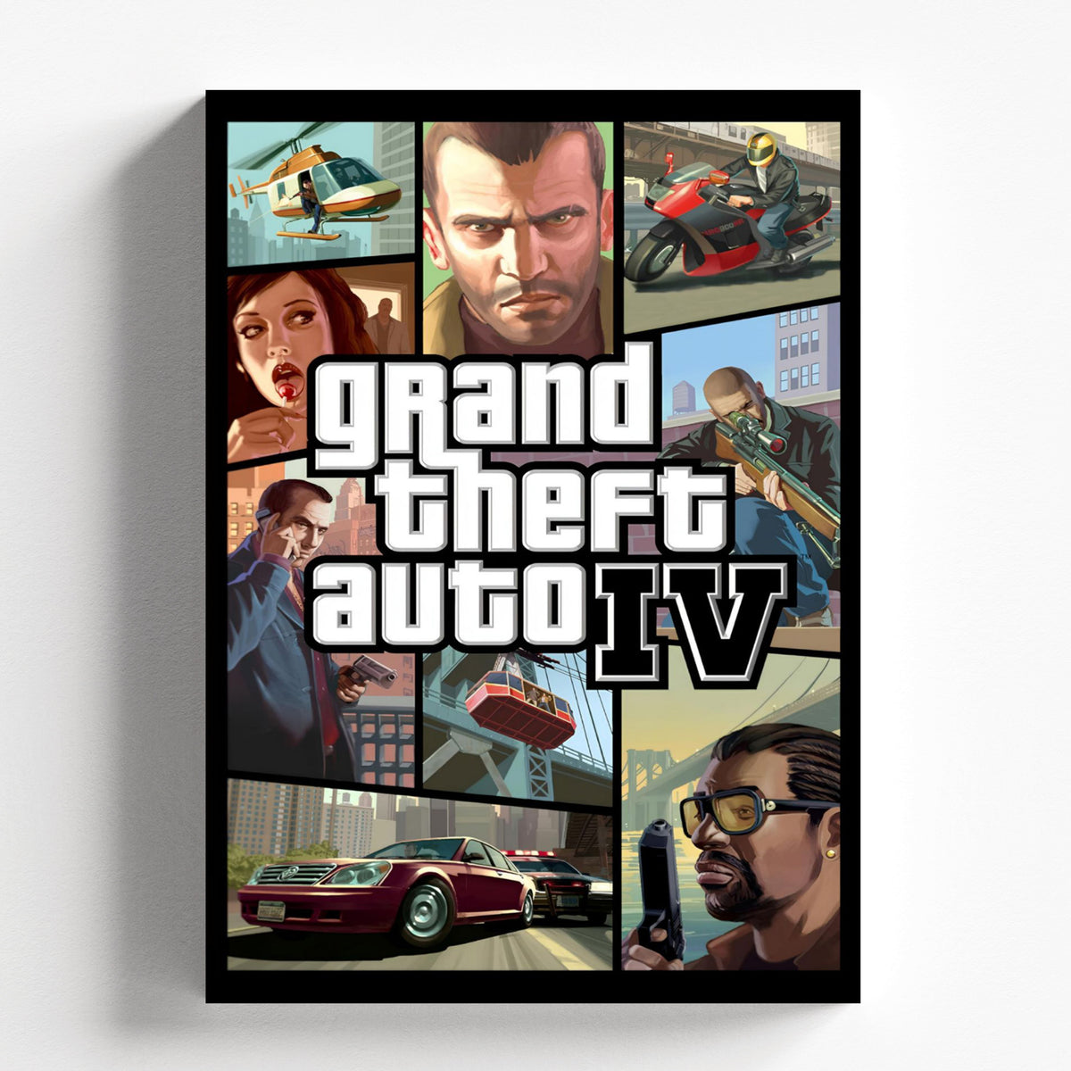 Grand Theft Auto IV Classic Game Poster Artwork