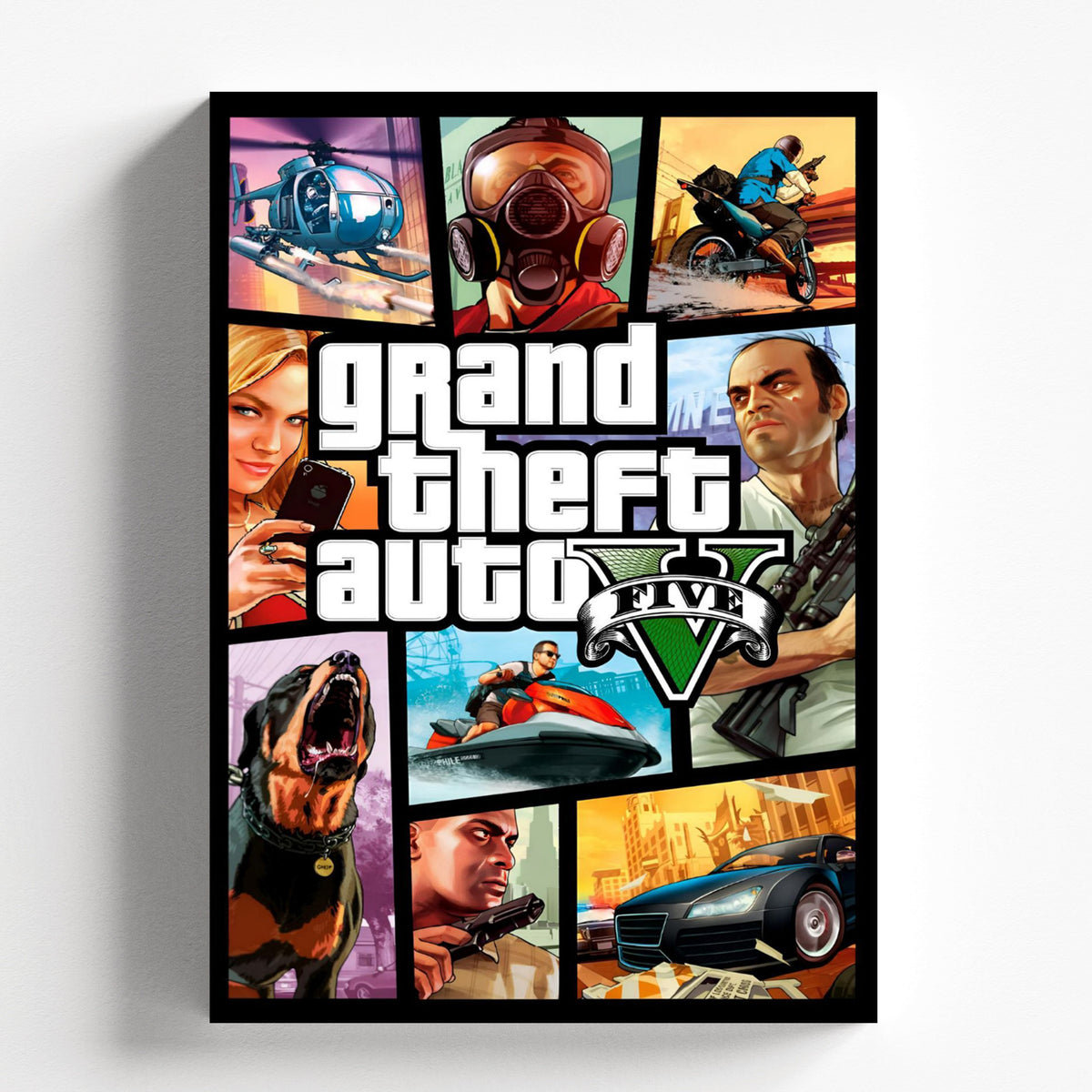 Grand Theft Auto V Iconic Game Poster Artwork