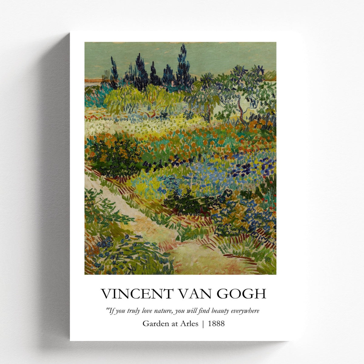 Vincent Van Gogh - Garden at Arles Painting Poster
