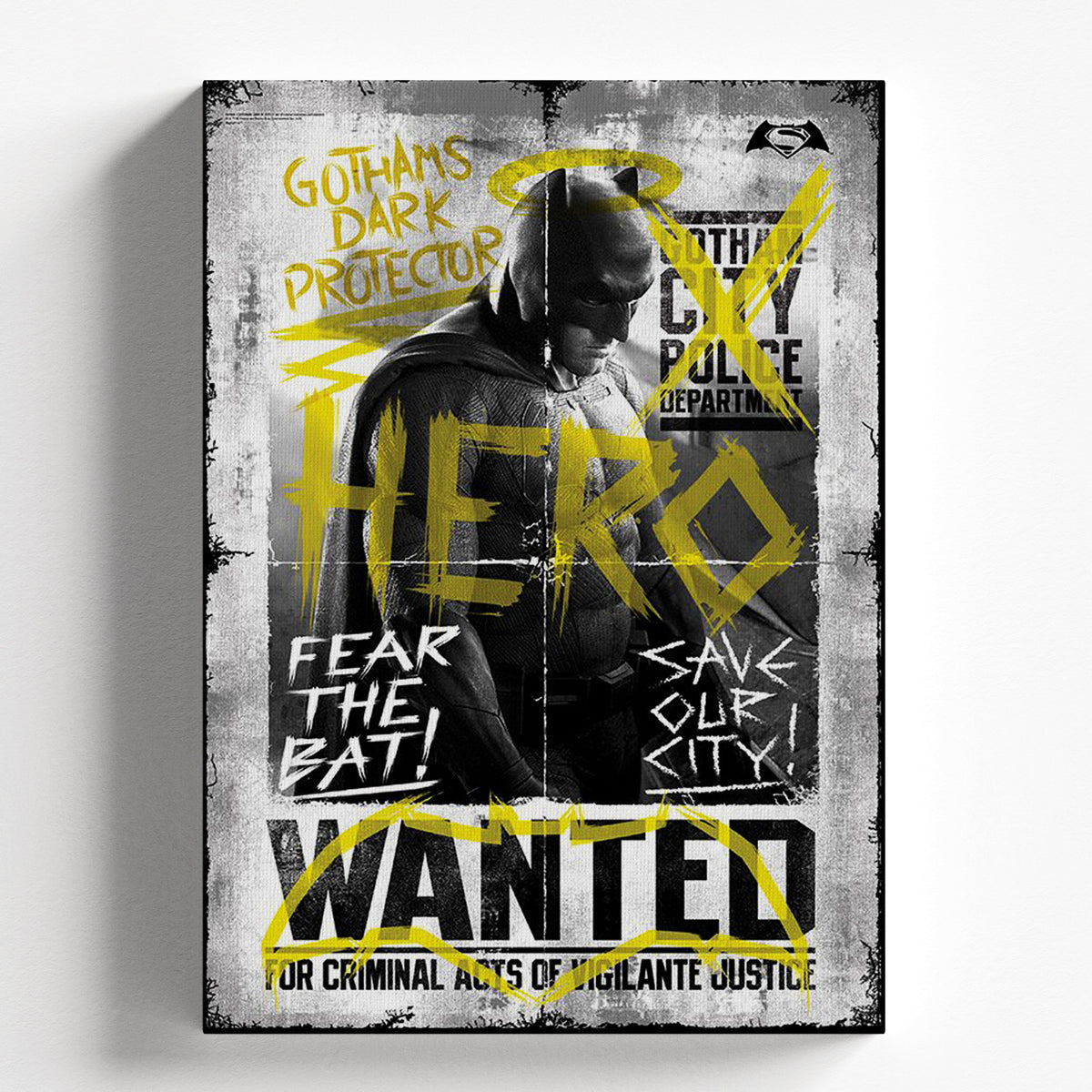 Batman Wanted/Hero Poster