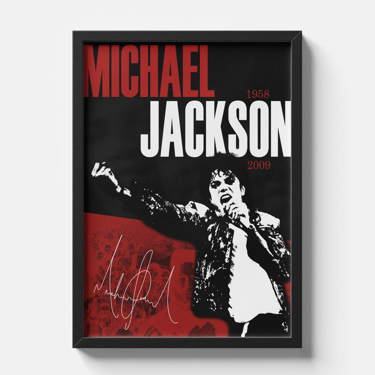 King of Pop - Iconic Michael Jackson Concert Poster