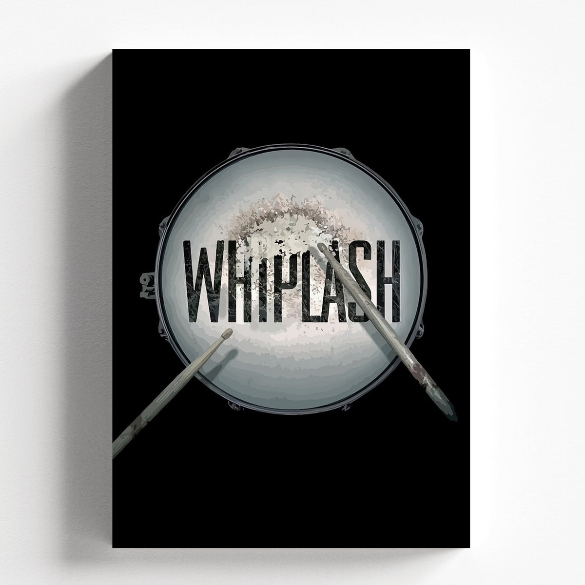 Whiplash Drum Minimalist Cinematic Movie Poster Art