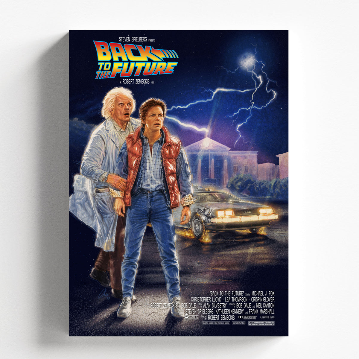 Back to the Future Classic Movie Poster Wall Art