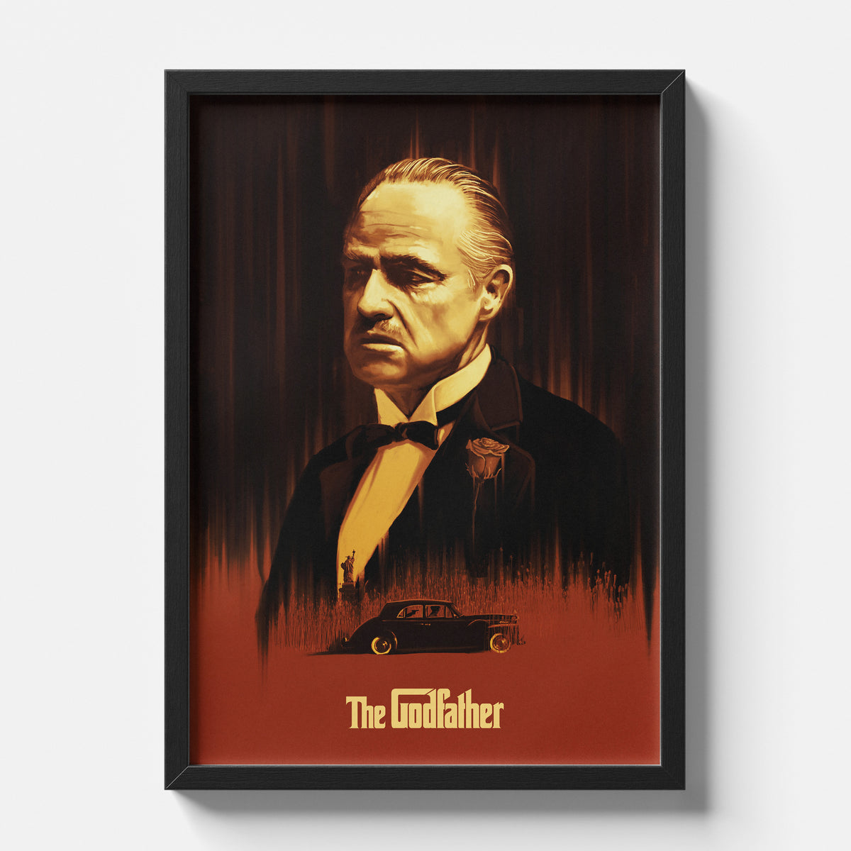 The Godfather Don Vito Corleone Cinematic Movie Poster