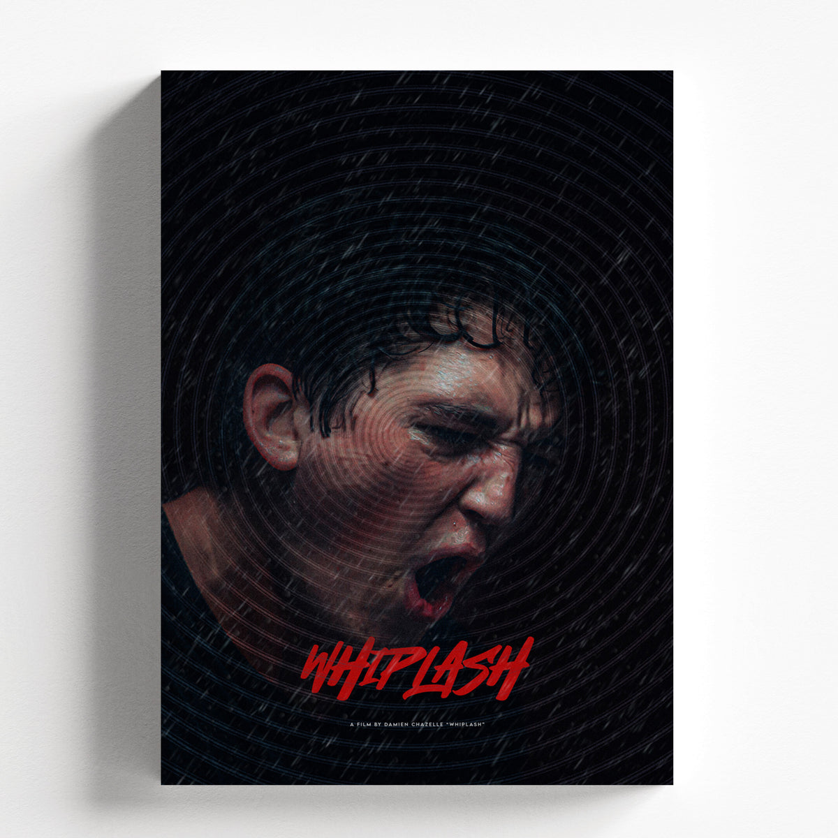 Whiplash Intensity Portrait Poster – Powerful Music Film Art Print
