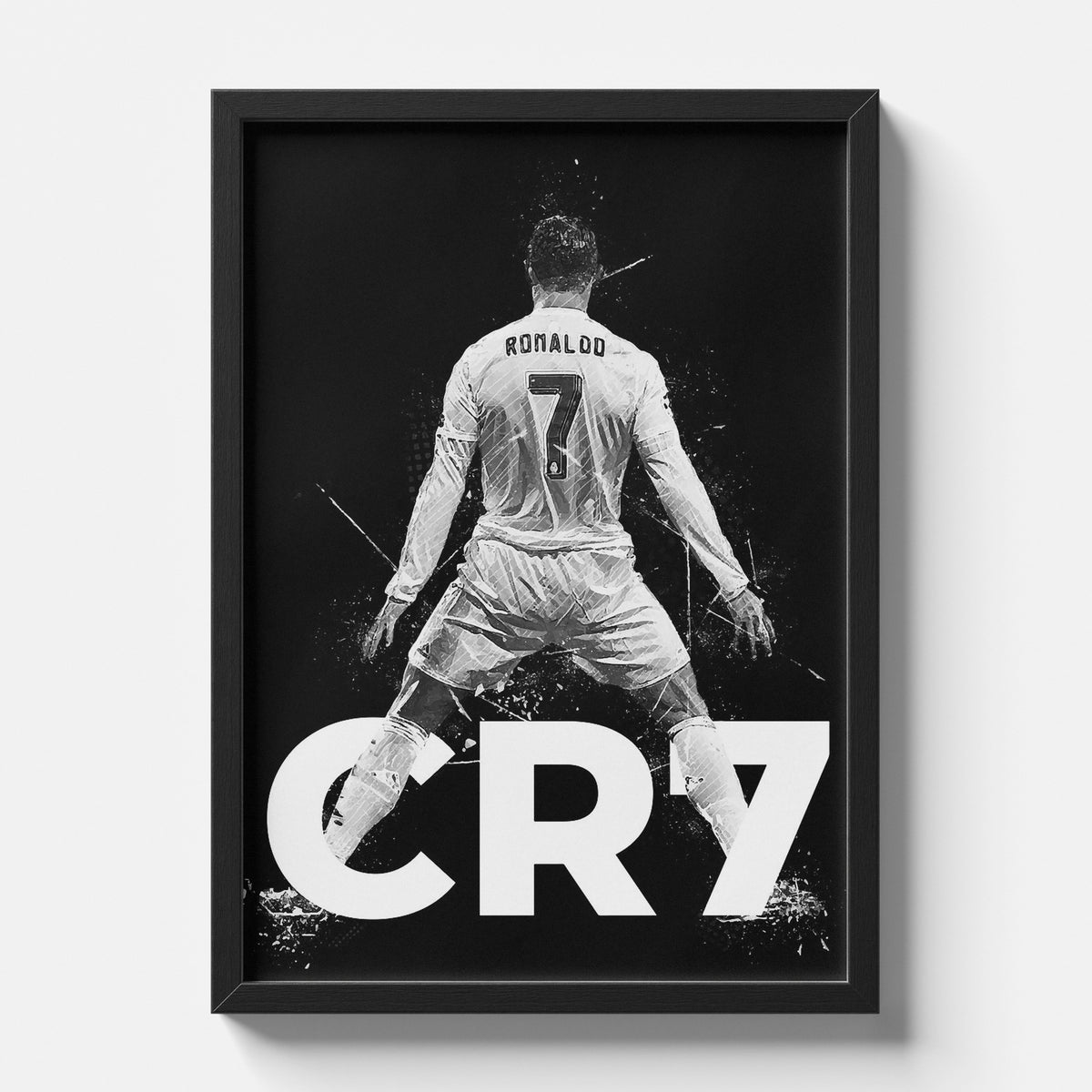 Cristiano Ronaldo CR7 Poster | Football Wall Art for Ronaldo Fans