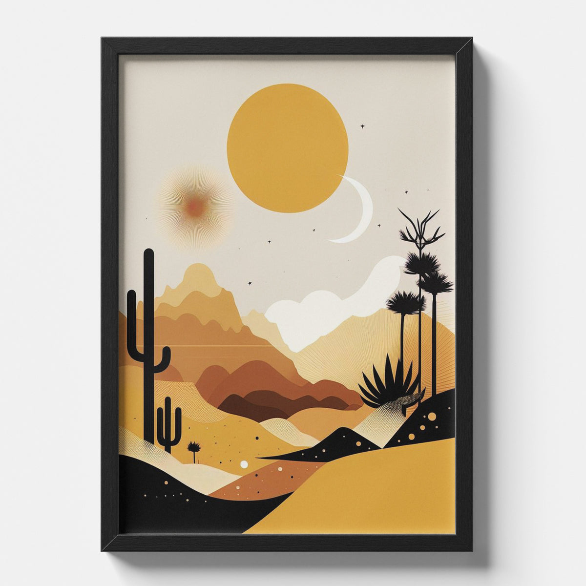 Boho Desert Landscape
