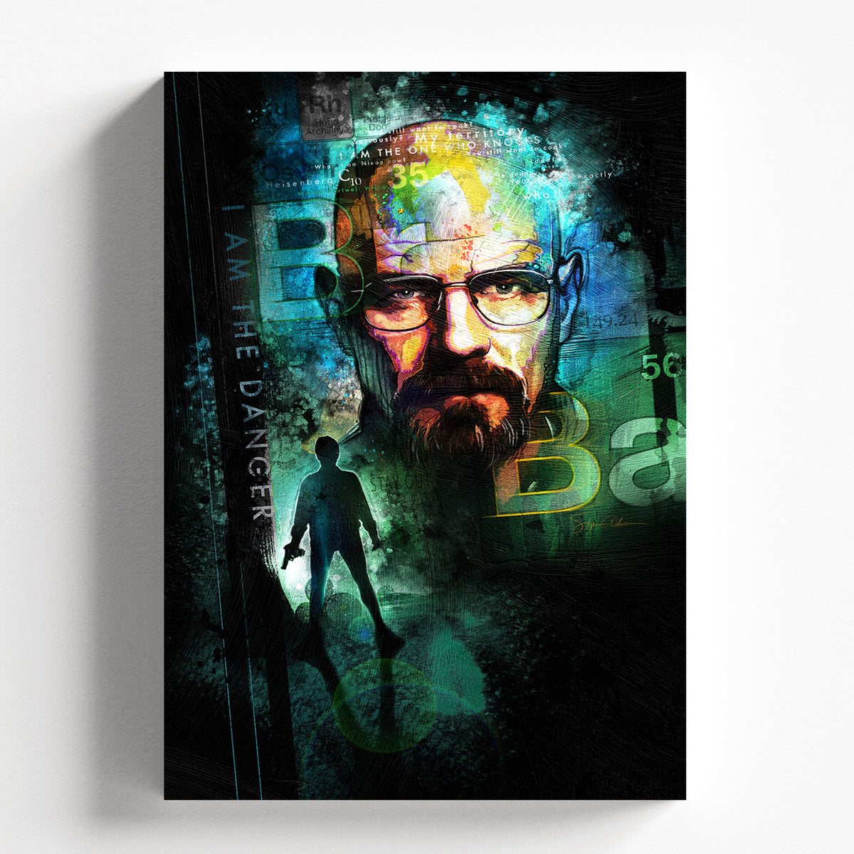 Breaking Bad “I Am the Danger” Heisenberg Portrait Poster