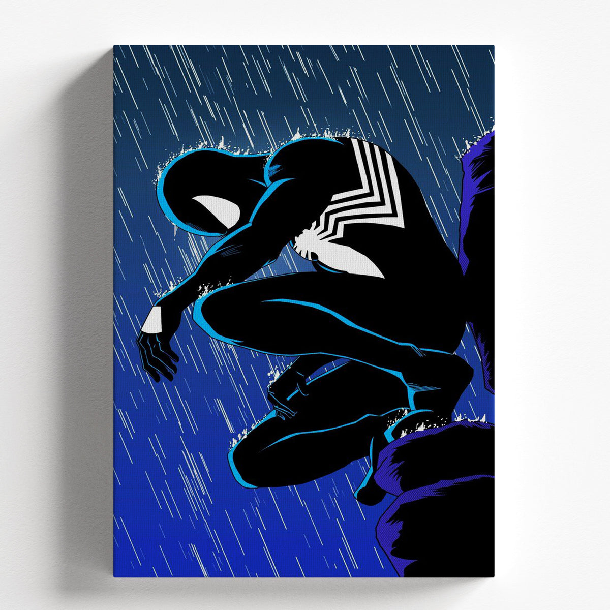 Spider-Man Venom Suit in the Rain