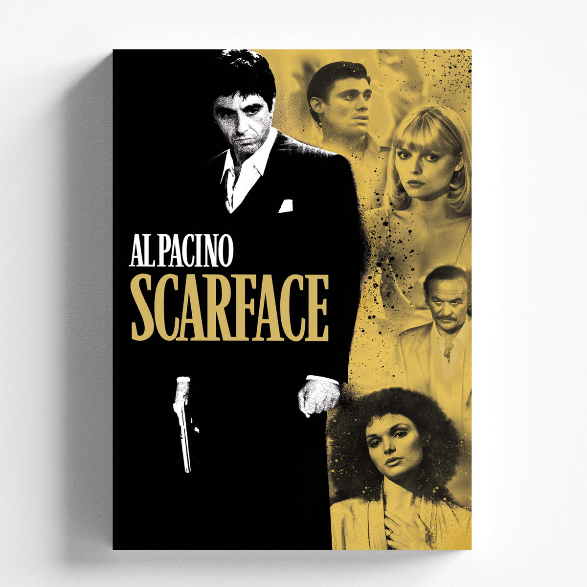 Scarface Al Pacino Cinematic Minimalist Movie Poster Art