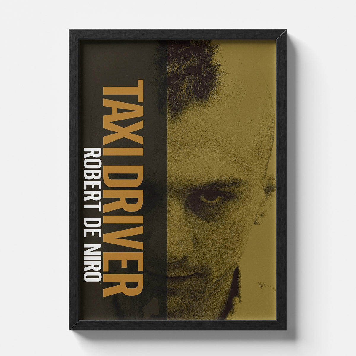 Taxi Driver Robert De Niro Minimalist Portrait Poster