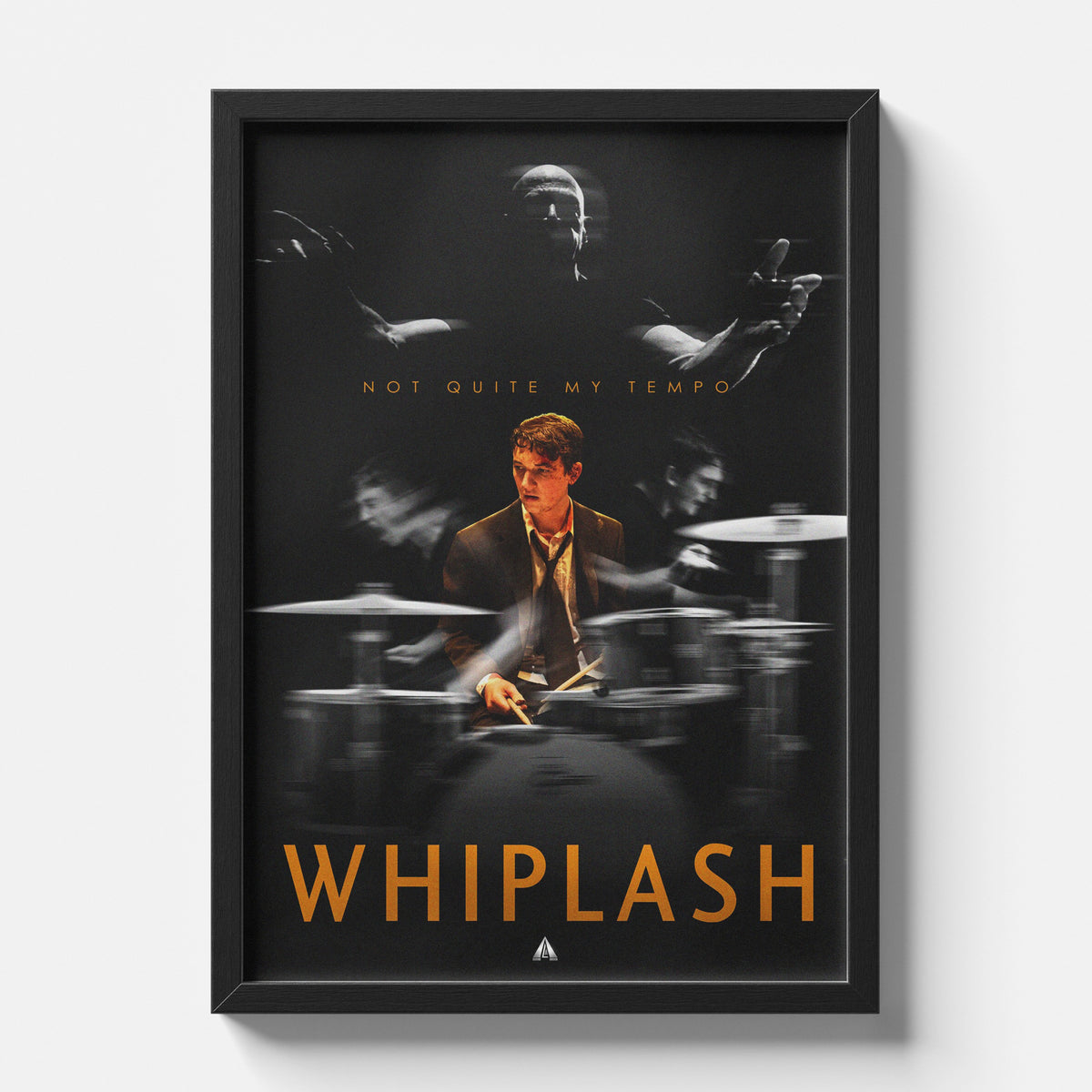 Whiplash Cinematic Drum Performance Poster – Intense Music Film Artwork