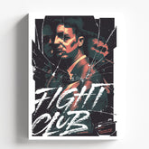 Fight Club Vintage Movie Poster Framed Wall Art