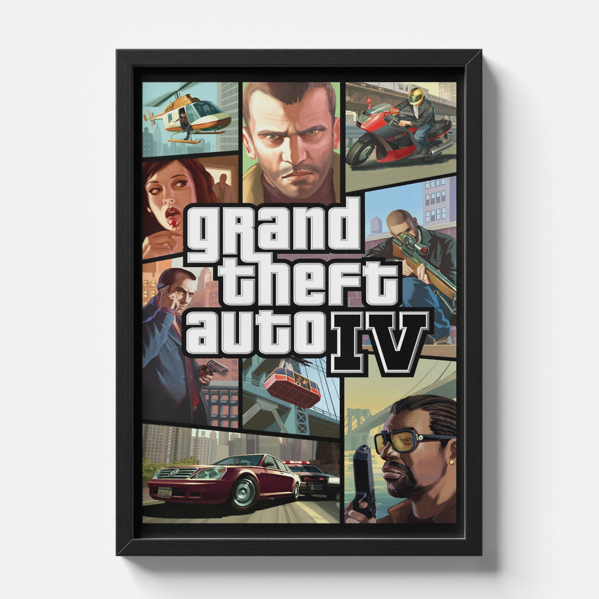 Grand Theft Auto IV Classic Game Poster Artwork