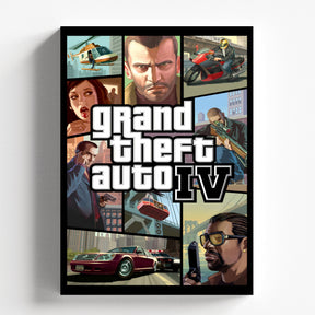 Grand Theft Auto IV Classic Game Poster Artwork