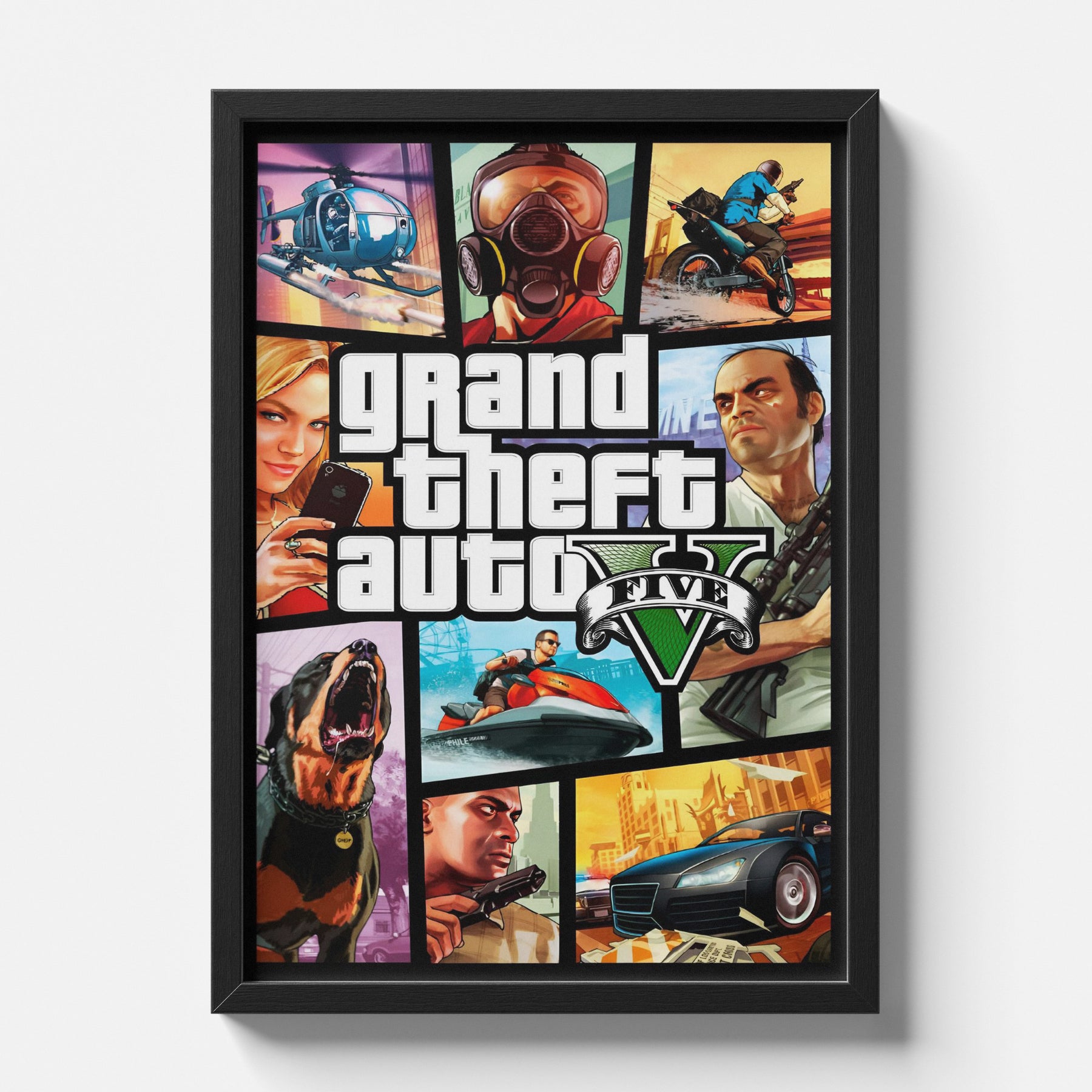 Grand Theft Auto V Iconic Game Poster Artwork