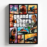 Grand Theft Auto V Iconic Game Poster Artwork