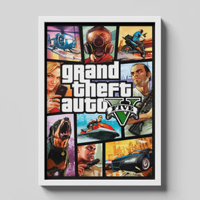 Grand Theft Auto V Iconic Game Poster Artwork