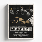 12 Angry Men Vintage Courtroom Movie Poster Wall Art