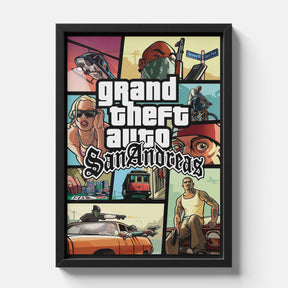 Grand Theft Auto San Andreas Classic Game Poster