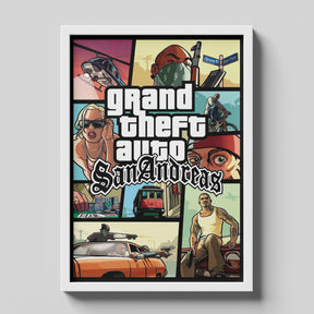 Grand Theft Auto San Andreas Classic Game Poster