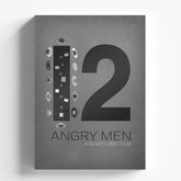 12 Angry Men Minimalist Jury Room Movie Poster