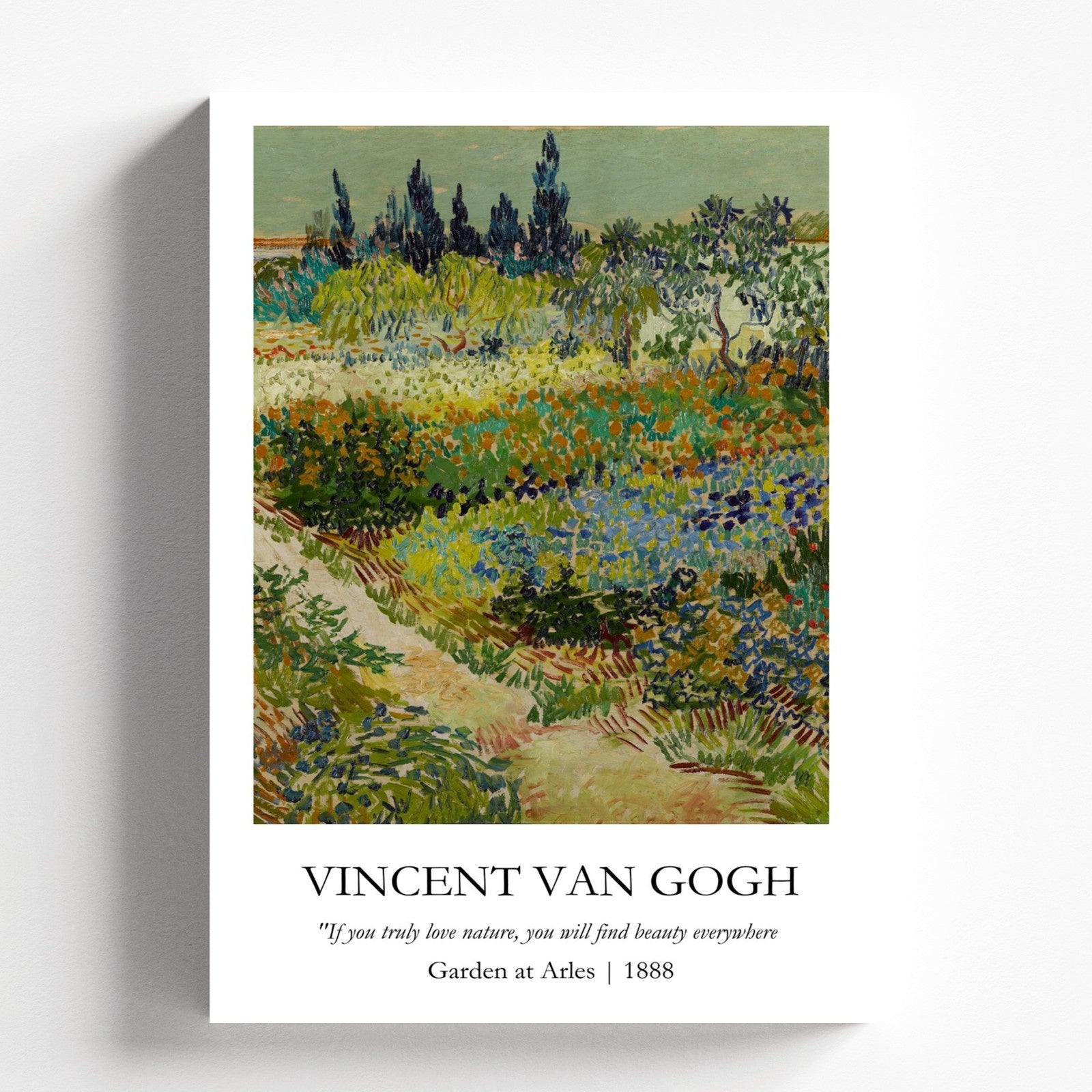 Vincent Van Gogh - Garden at Arles Painting Poster