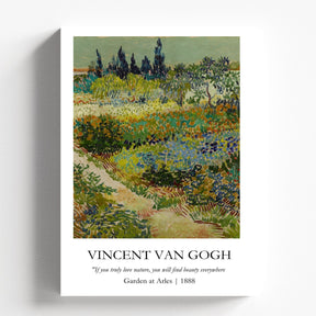 Vincent Van Gogh - Garden at Arles Painting Poster