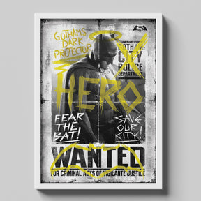Batman Wanted/Hero Poster