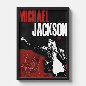 King of Pop - Iconic Michael Jackson Concert Poster