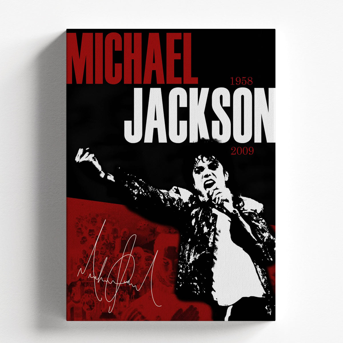 King of Pop - Iconic Michael Jackson Concert Poster