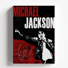 King of Pop - Iconic Michael Jackson Concert Poster