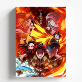 Demon Slayer Mugen Train Poster | Kimetsu no Yaiba Anime Wall Art