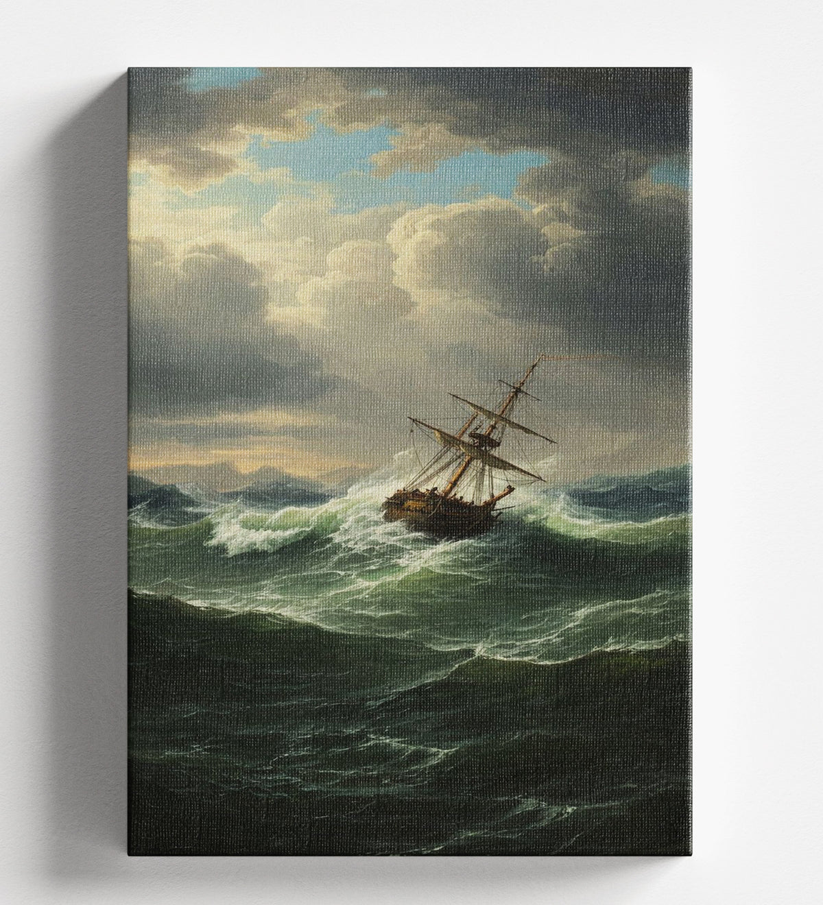 Ship in Stormy Sea (Classic)