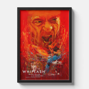 Whiplash Movie Poster Intense Jazz Drummer Wall Art