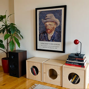 Vincent Van Gogh - Self Portrait with Straw Hat Painting Poster