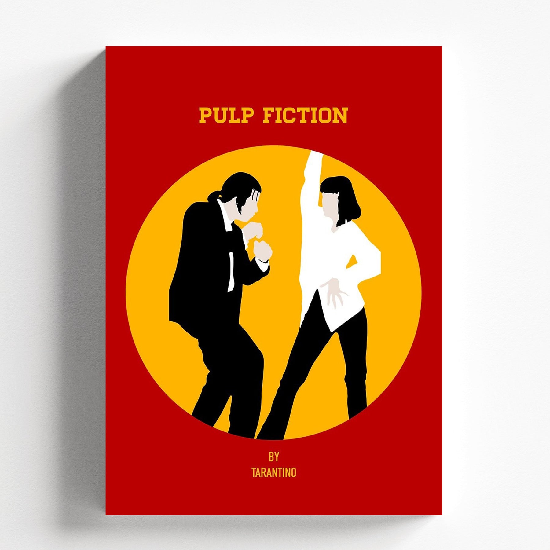 Pulp Fiction Dance Scene Minimalist Movie Poster Art