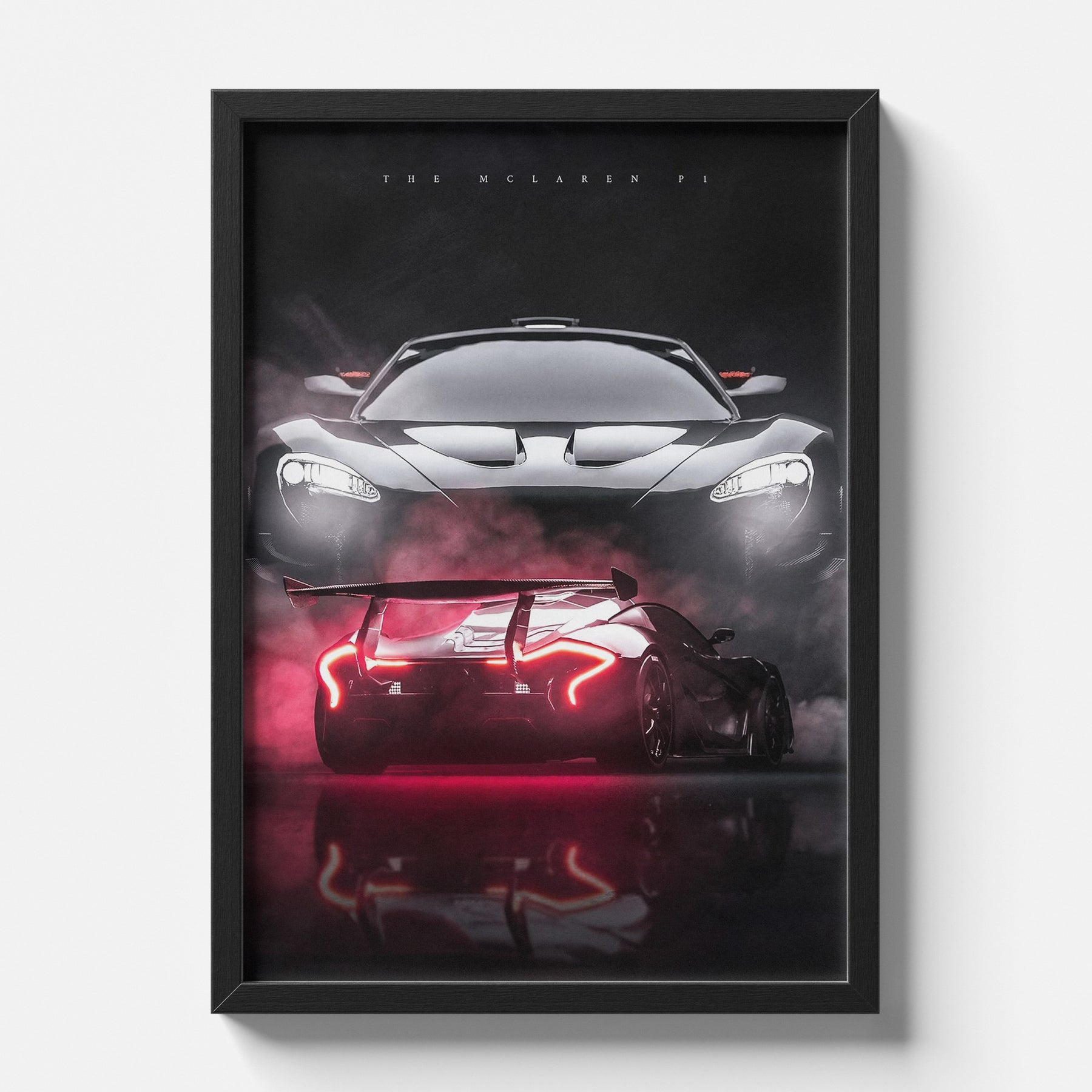 McLaren P1 Hypercar Poster | Cinematic Supercar Wall Art