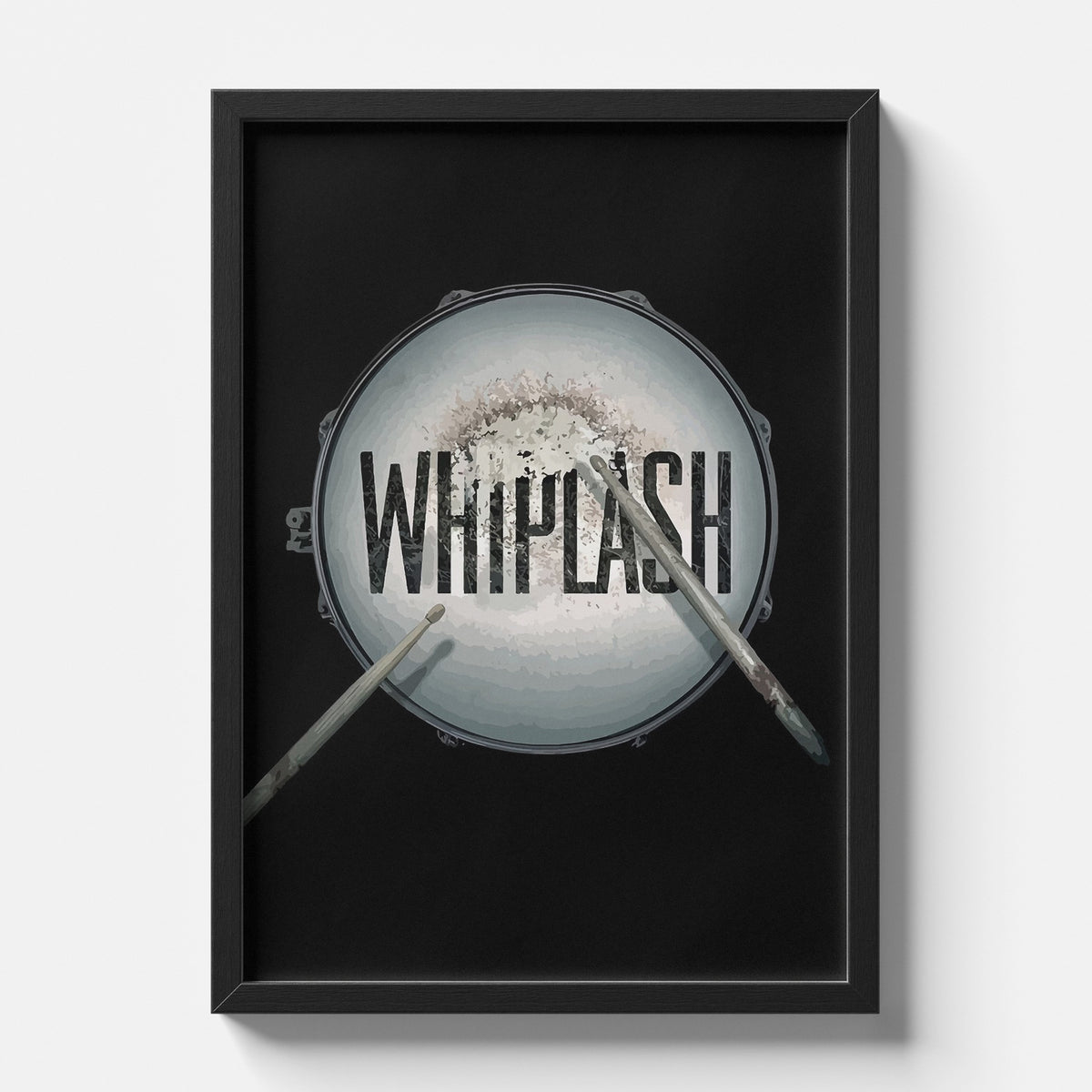 Whiplash Drum Minimalist Cinematic Movie Poster Art