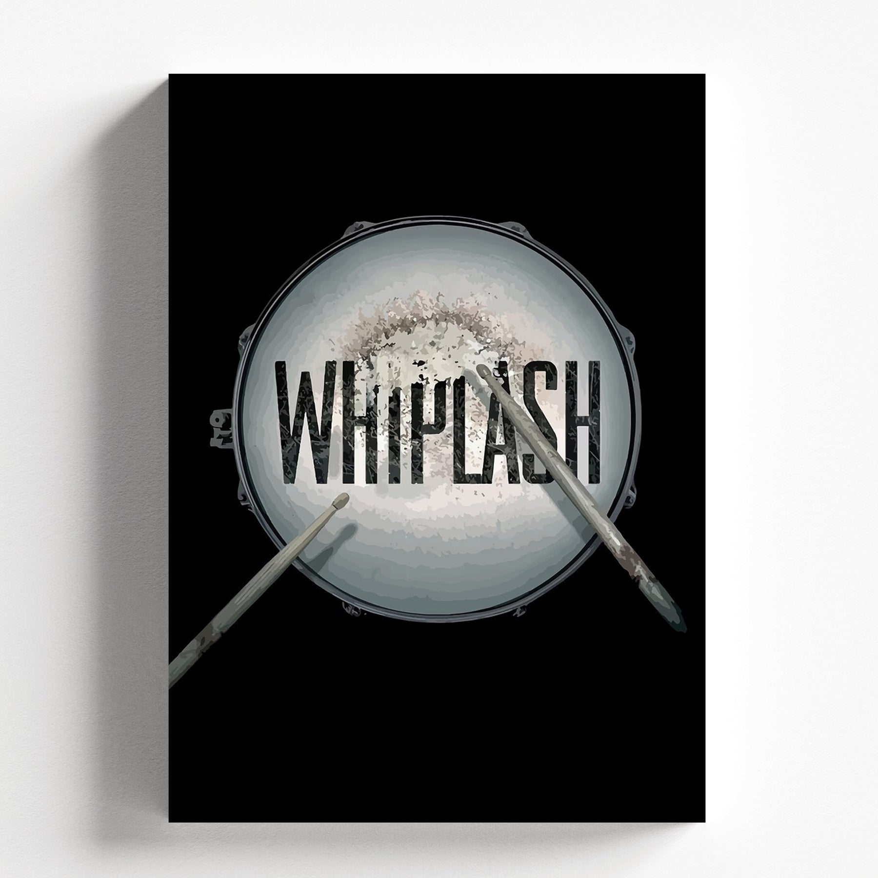 Whiplash Drum Minimalist Cinematic Movie Poster Art