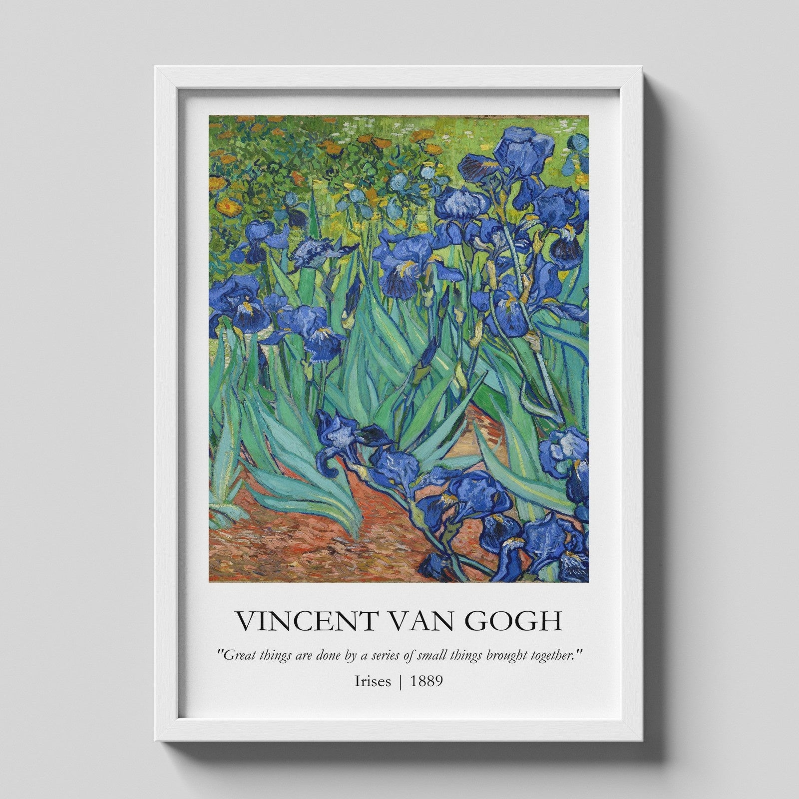 Vincent Van Gogh - Irises Painting Poster