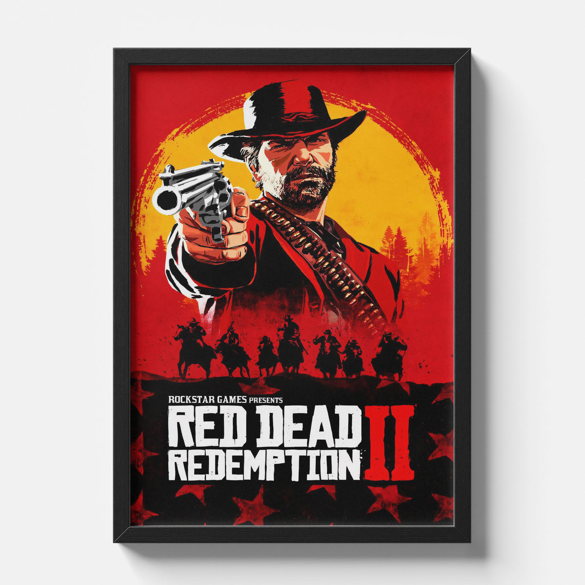Red Dead Redemption 2 Outlaw Western Game Poster