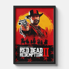 Red Dead Redemption 2 Outlaw Western Game Poster