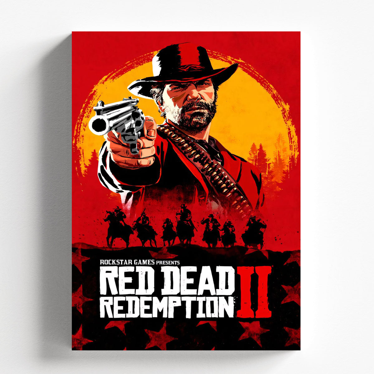 Red Dead Redemption 2 Outlaw Western Game Poster
