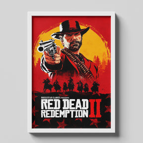 Red Dead Redemption 2 Outlaw Western Game Poster