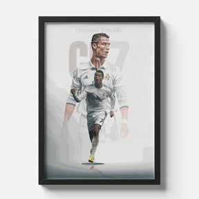 Cristiano Ronaldo CR7 Poster | Real Madrid Football Wall Art