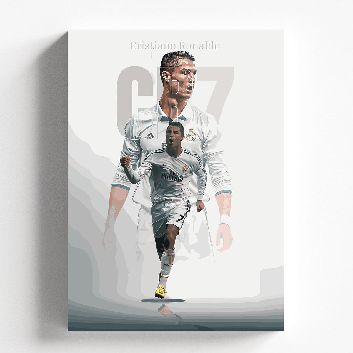 Cristiano Ronaldo CR7 Poster | Real Madrid Football Wall Art