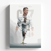 Cristiano Ronaldo CR7 Poster | Real Madrid Football Wall Art