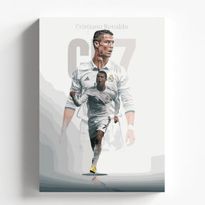 Cristiano Ronaldo CR7 Poster | Real Madrid Football Wall Art