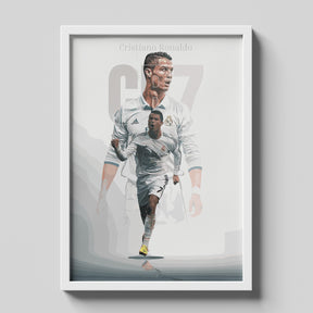 Cristiano Ronaldo CR7 Poster | Real Madrid Football Wall Art